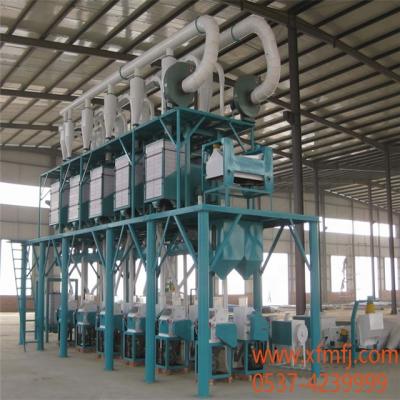 China Complete food flour mill machine 50t/d maize critz /flour grinder mill machine plant for sale