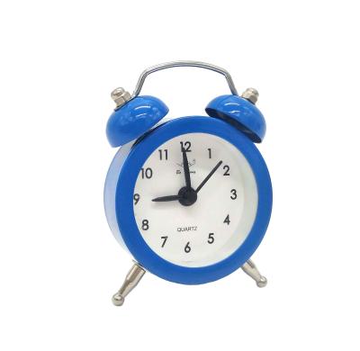 China China Manufacturer Kids WRIT Mini Alarm Metal Clock For Desk Good For Gift Promotion for sale