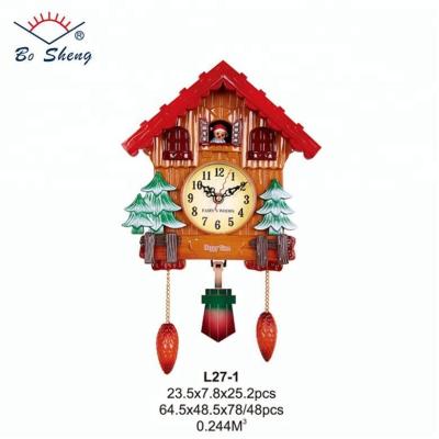 China Mordern Cheap Price Customized House Style Wall Clock For Home for sale