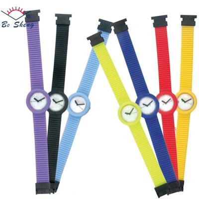 China New Non-Specific Colorful Fashion Silicone Strap Watch Children Observe for sale