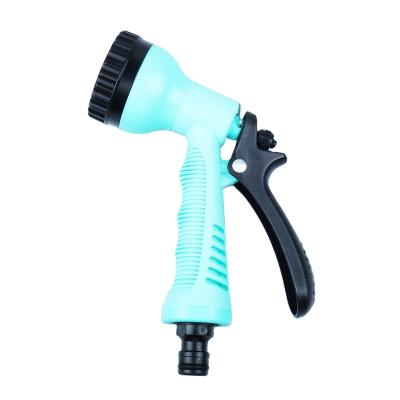 China Variable Flow Control Spray Gun Multi-Functions Spray Noozzle Water Spray Gun 7 Functions Water Sprayer Rubber Coat for sale