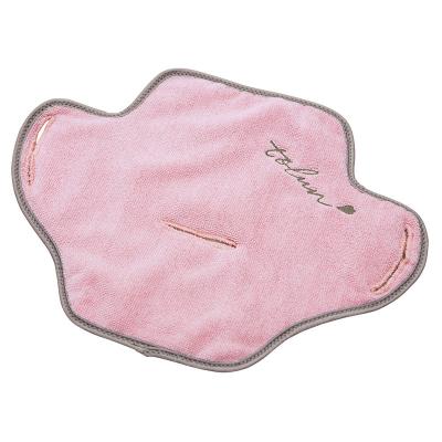 China Wholesale Custom Viable Ear-hook Double-Layer Steam Compress Face Towel Moisturizing Veil Adult Facial Face Towel for sale