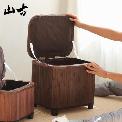 China Solid Storage Stools Household Door Use Shoe Stool Can Stand Storage Box Multifunctional Shoe Changing Stool for sale