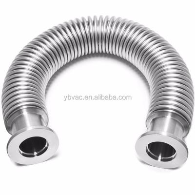 China Vacuum Metal Bellows Pipe KF40*500mm Extra Thin Wall Tubing , ISO-KF , Stainless Steel for sale