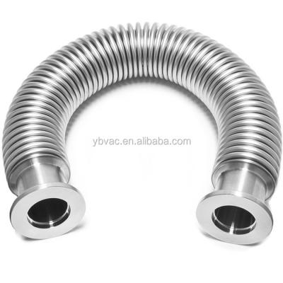 China Flexible Stainless Steel Stainless Steel Bellows Hose KF16- 20 Inches Long For Vacuum Use for sale