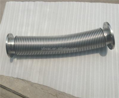 China Stainless Steel Flexible Vacuum Line DN100*500mm With ISO-F Flange 4 Inch Bellows for sale