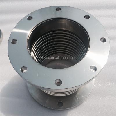 China Standard Stainless Steel Flange ISO-F100 Large Stainless Steel Bellows For Vacuum Use, 150mm Long for sale