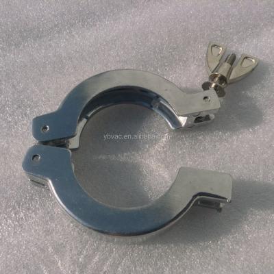 China Aluminum Hinge Flange KF-40 Vacuum Fittings , Size NW-40 , ISO-KF Flange Aluminum for sale