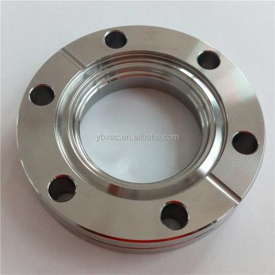 China Stainless Steel (CF) Flange DM-Conflat Bored Double Sided, CF 1-1/3 Inches, Bored 0.75 Inches, Through Holes, SS for sale