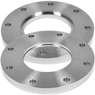 China Carbon Steel Bolted Stainless Steel Vacuum Flange For Vacuum Use ISO-F Type DN100 for sale