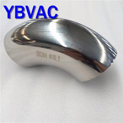 China Polished Stainless Steel Welding Elbow 3 Inch Stainless Steel for sale