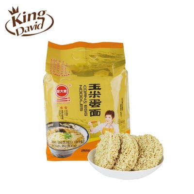 China Unrefined Healthy Bulk Egg Noodles Low Fat Handmade Delicious Corn Egg Corn Egg Noodle for sale