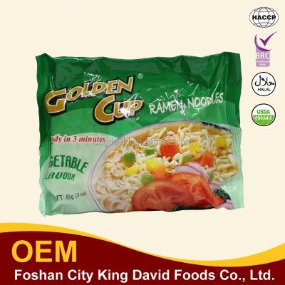 China New Natural Fried Instant Noodles Packaging Bag Delicious 4 Flavors Noodles, 85g/bag for sale