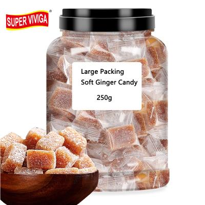 China OEM Full Size Jar Packing Chinese Traditional Ginger Jelly Gummy Candy for sale