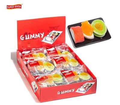 China Natural Fruit Flavor Bulk Sweets OEM / ODM Soft Assorted Jelly Gummy Candy for sale