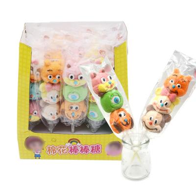 China Wholesale Private Label Cute Animal Shape Marshmallow Lollipop Normal Customized for sale