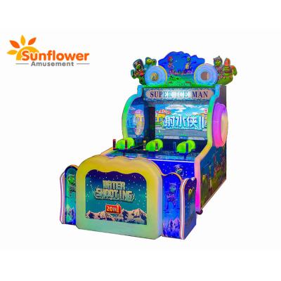 China Popular Video Arcade Machine Plants VS Zombies Game Ice Man Water Gun 3D Shooting Game Machine for sale