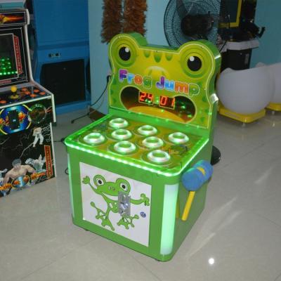 China New Kids Coin Operated Game Machine Commercial frog design hit hammer arcade game machine for sale for sale