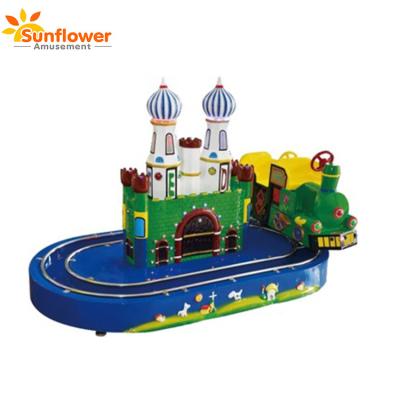 China Electric amusement kids train kiddie ride with track for sale