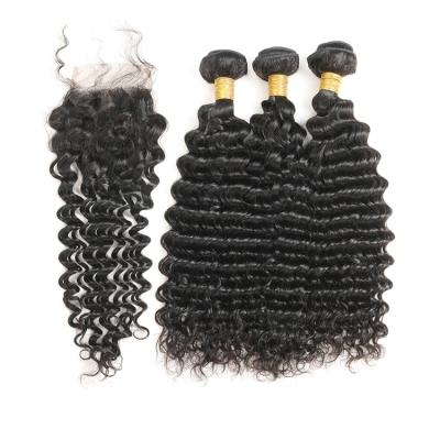 China 2017 Deep Wave Factory Price Top Grade Chemical Free Brazilian Deep Wave Virgin Hair for sale