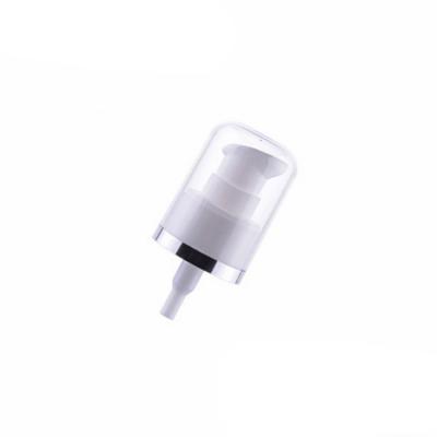 China Non Spill Plastic Cream Pump Dispenser 28mm Treatment Pump Cosmetics Package for sale