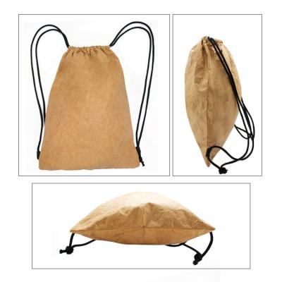 China Zip Tyvek Material Washable 100% Durable And Recycle Tyvek Drawstring Tote Bag for sale