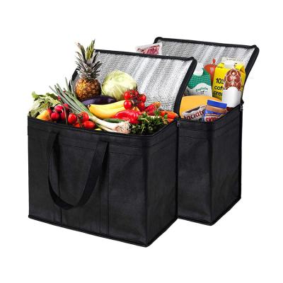 China Heavy Duty Insulated Reusable Thermal Tote Grocery Shopping Bag Waterproof Extra Large Cooler Bag for sale