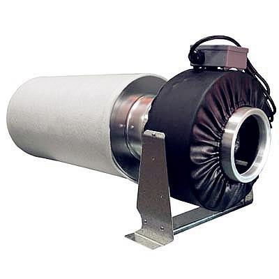 China Hydroponics Silver Size Activated Carbon Hydroponics Ventilation 45mm 6inch 850mm Customized Air Filter for sale