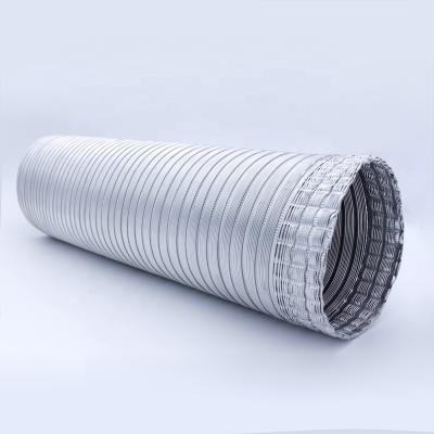 China No Flexible HVAC Systems And Parts Round Silver Aluminum Duct for sale