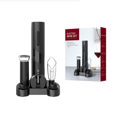 China Highly Cost Effective Alkaline Electric Rechargeable Battery Wine Opener Set 6 In 1 for sale