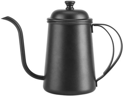 China WITH LID 750ML Drip Coffee Kettle Stainless Steel Coffee Kettle for sale