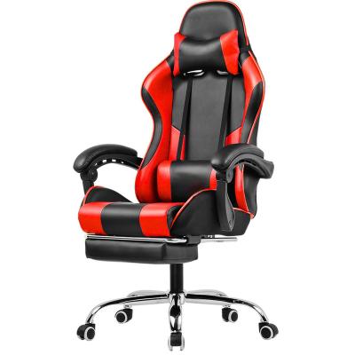 China Wholesale 360 ​​Degree Swivel PU Computer Gaming Chair Silla Gamer Gaming Chair Rotating Leather Chair for sale