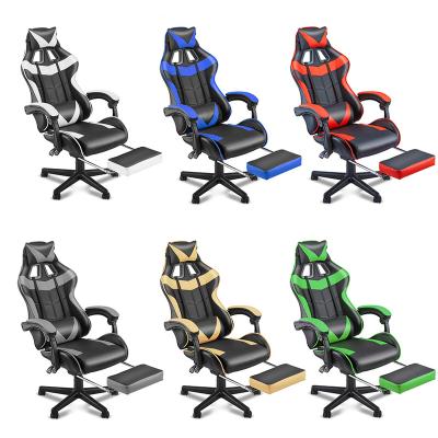 China Factory Direct Sale Cooling Adjustable Height Computer Racing Gamer Chair Custom Leather PU Gaming Chair for sale