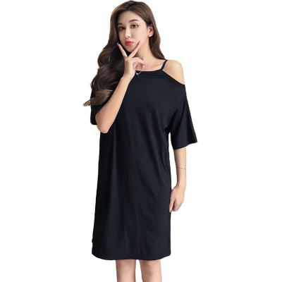 China QUICK DRY Comfortable Fashion Comfortable Women's Long Loose Skirt Shorts Sheathed Leisure Solid Color Outdoor Home Clothes for sale