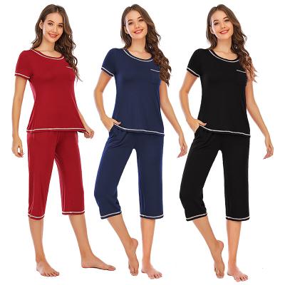 China QUICK DRY Short Leisure Nursing Stretch Breathable Woman Bath Modal Sleep Pajamas Pants for sale