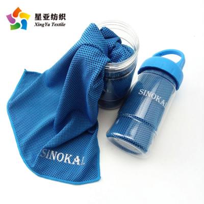 China QUICK DRY Summer Microfiber Promotional Personalized Gym Sports Cooling Towel With Pocket for sale