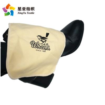 China Sustainable Hot Sales Eco - Friendly Portable Shoe Shine Polish Cleaning Towels Fabric for sale