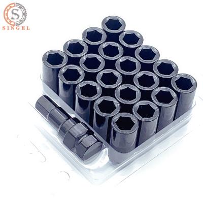 China Steel China Supplier 10.9 Grade Wheel Nut Lug Can Be Customized M12X.1.5, M12X1.25, M14X1.25, Car Wheel Lock Nut With Key for sale