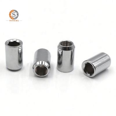 China Hot Sale Factory Sale Wheel Nut & Lock Hex Set Wheel Lock Nut Steel 17 1/2, M12*1.25, M12*1.5, Chrome or Black for sale