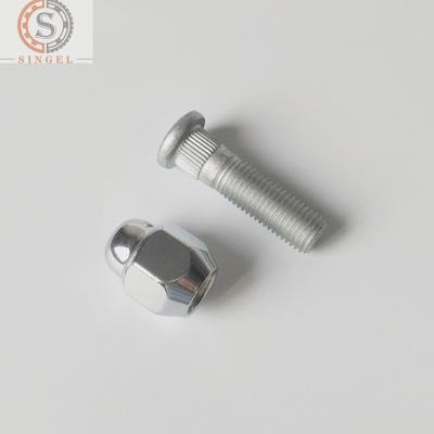 China Zinc And Chrome Plating M12x1.5 Length 48mm Wheel Nuts Bolt Steel Wheel Lug Bolts J00Y33062 For HYUNDAI KIA for sale