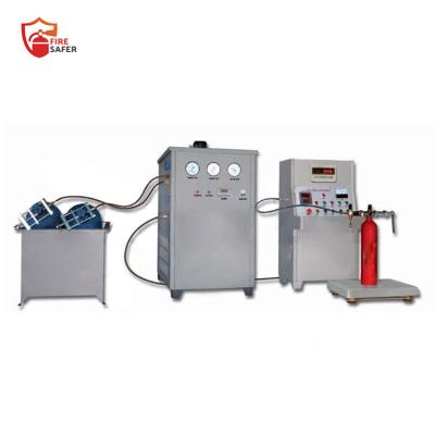 China Fire Fighting CO2 Extinguisher Filling Machine CO2 Cartridge Fire Extinguisher Refill Machine For Fire Fighting for sale