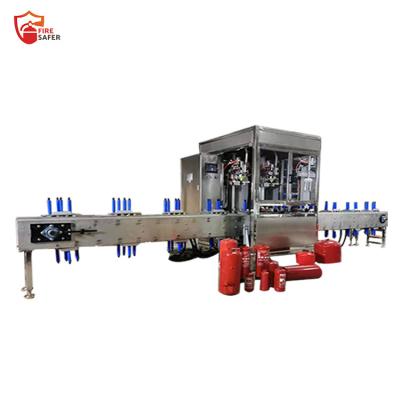 China DCP Automatic Vacuum Fire Extinguisher ABC Powder Filling Machine Dry Fire Extinguisher Filling Machine for sale