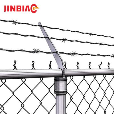 China Plain Weave Chain Link Fence For Sale Cyclone Wire Mesh Chain Link Fence for sale