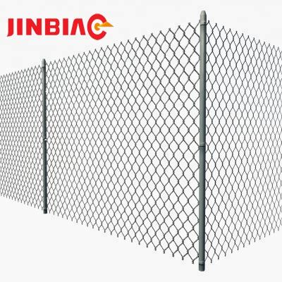 China Easily Assembled Clean PVC Chain Link Fence Factory Stadium Fence Used Galvanized Used Chain Link Fence for sale