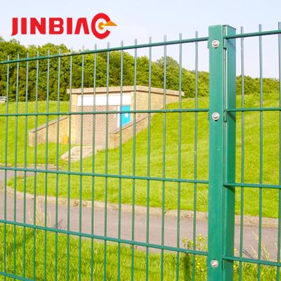 China Easily Assembled Wire Mesh Fence Steel Double Panel 656 Wire Mesh Fence for sale