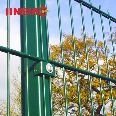 China PVC Coated High Quality Cheap Double Wire Painted Green Double Wire Mesh Fence for sale