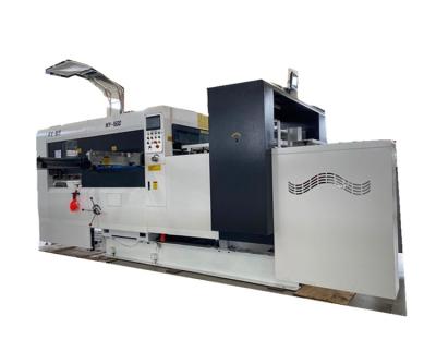 China Automatic Cardboard Box Making Machine Corrugated Cardboard Horizontal Layer Die Cutter And Stripping Machine for sale