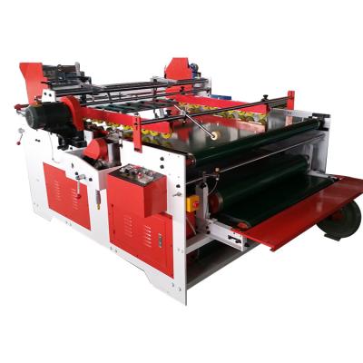 China Semi-automatic food flexo printing corrugated box folder gluer machine/mini folder gluer machine for sale