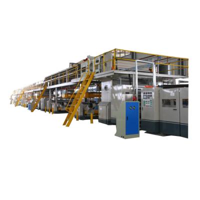 China CLOTHING 5 Layer Corrugated Cardboard Producing Forming Machine Production Line for sale