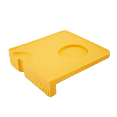 China Viable Bartender Tool Non Slippery Silicone Coffee Corner Tamper Mat Tamper Pad for sale